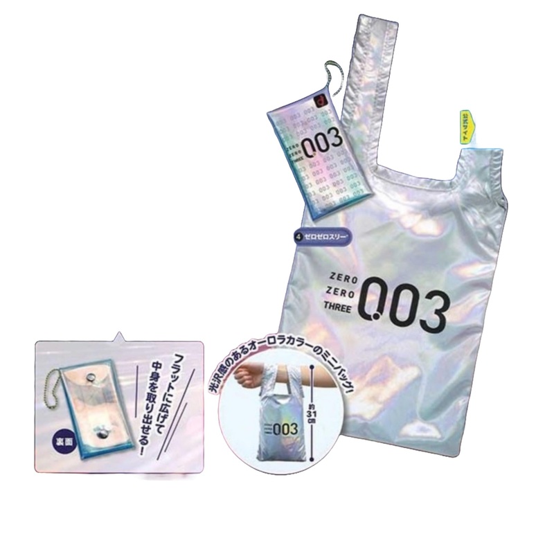 Okamoto Collection Zero Zero Three (R) Clear Pouch & Aurora Mini Bag
