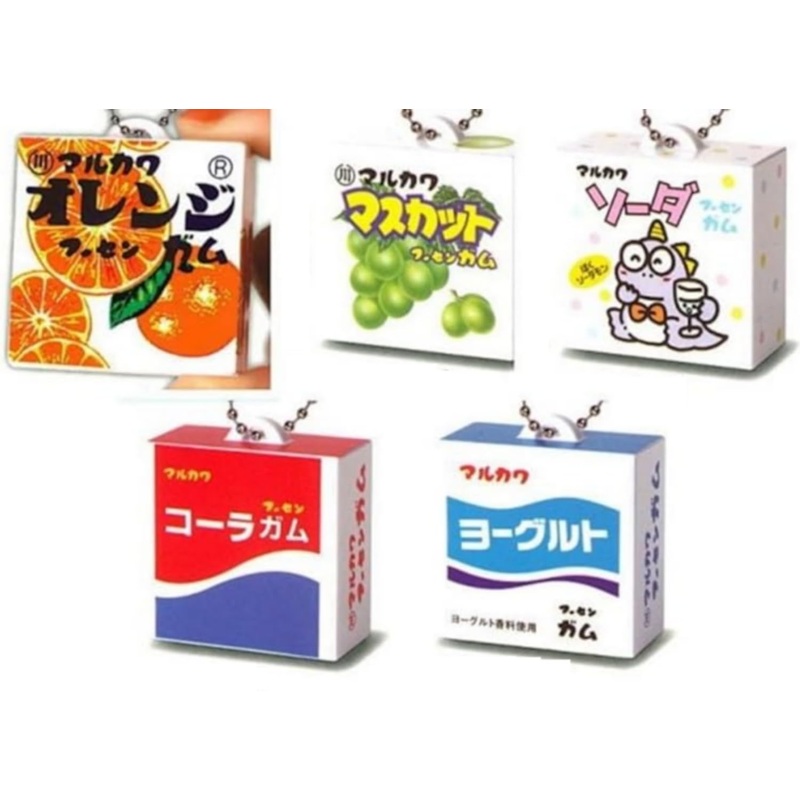 Marble Gum (Marukawa Confectionery Co., Ltd.) Shakashaka Mascot Key Chain Part. 2
