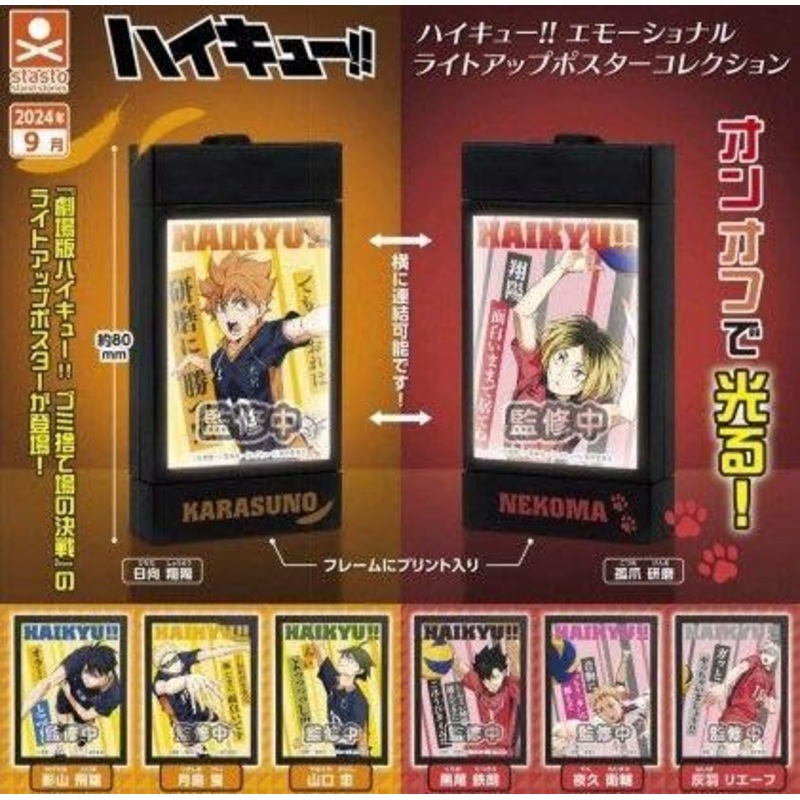 "Haikyu!!" Emotional Light Up Poster Collection