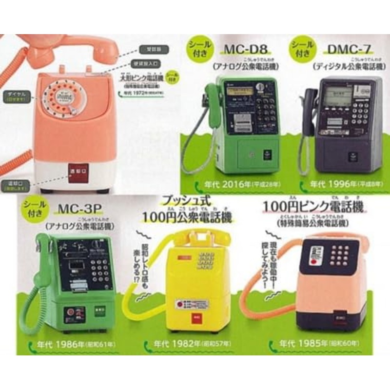 NTT East & NTT West Public Phone Gacha Collection Extra edition
